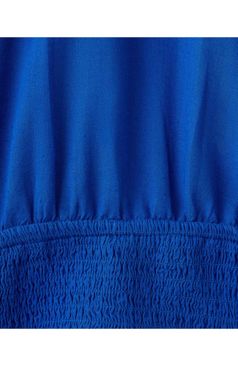 MANGO TEEN Asymmetric Halter Neck Crop Top, Alternate, color, Vibrant Blue