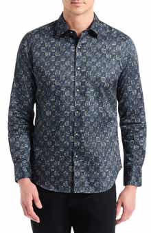 Robert Graham Deckard Cotton Button-Up Shirt
