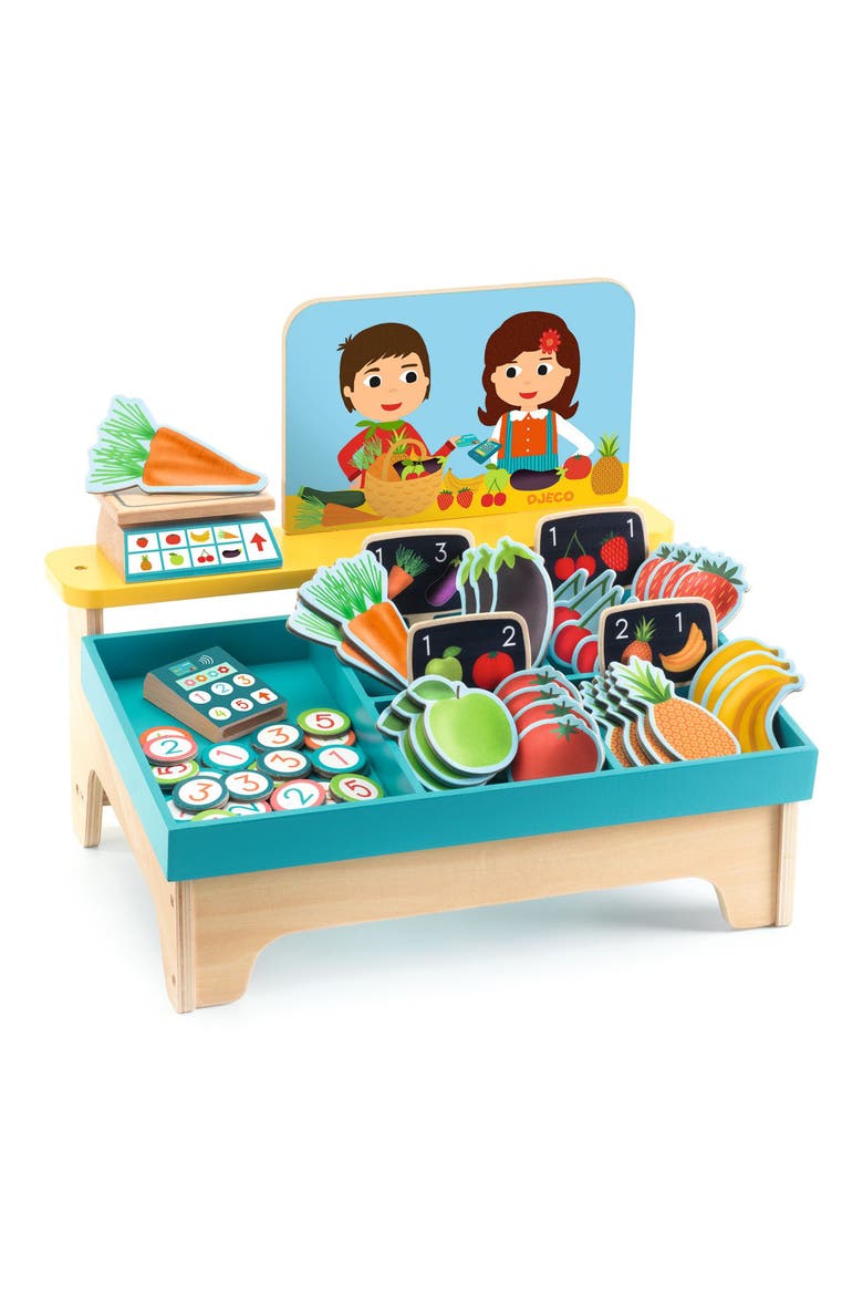 Léa & Milo Little Market Playset, Alternate, color, MULTI