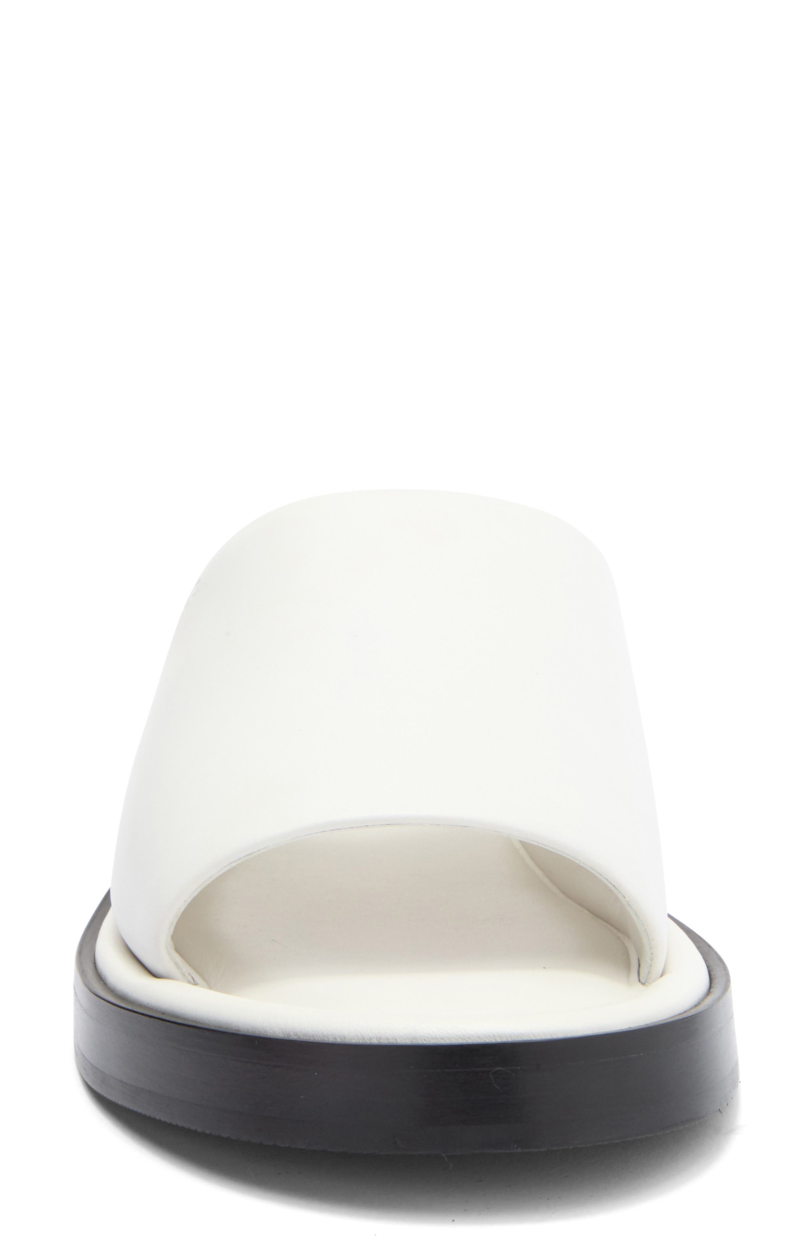 FERRAGAMO Leather Slide Sandal, Alternate, color, 