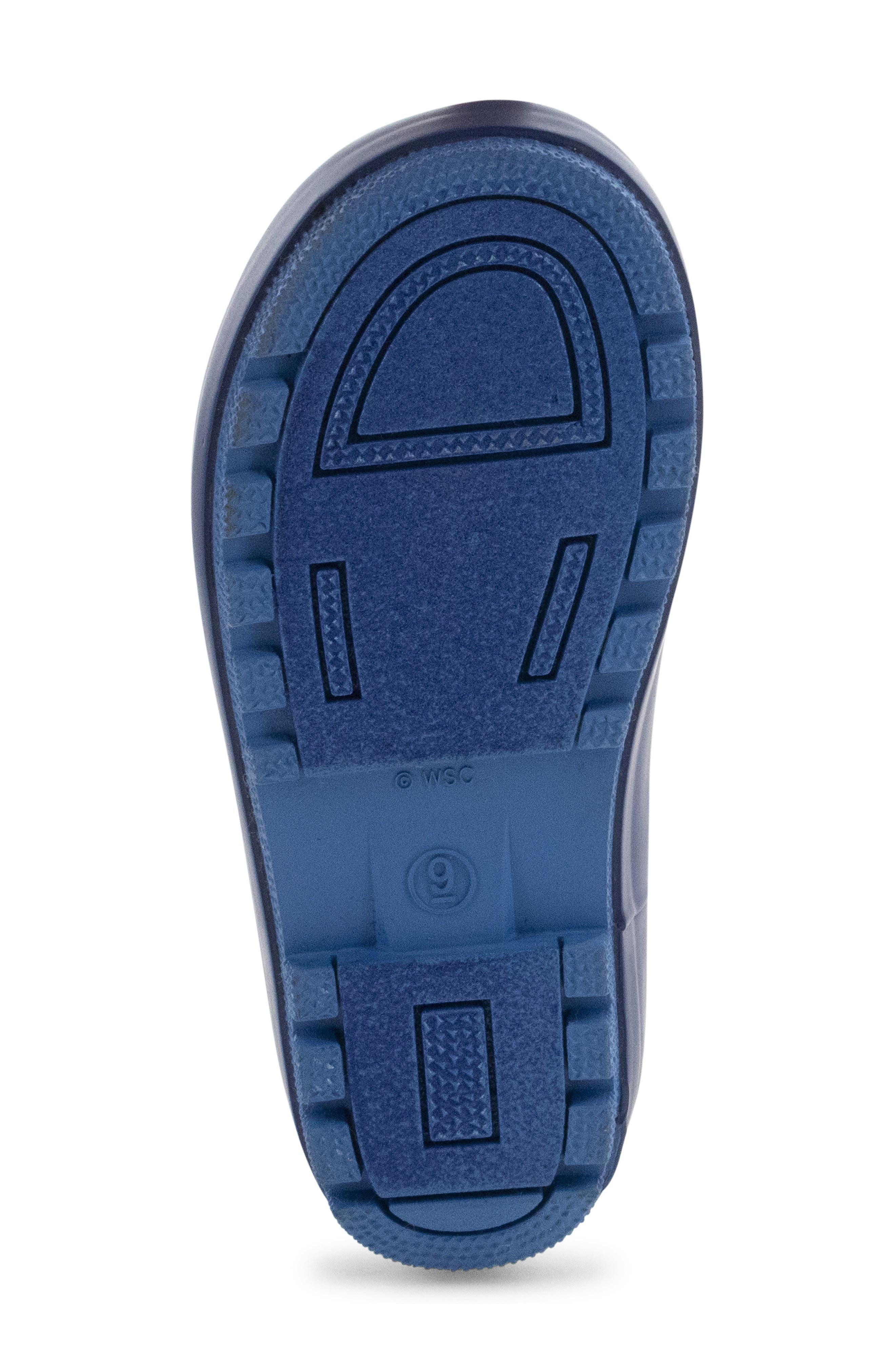 Kids' Shark Bait Rain Boot, Alternate, color, NAVY