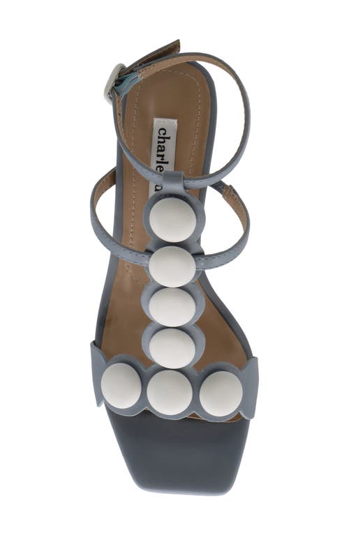 Charles David Davos Ankle Strap Sandal In Powder Blue