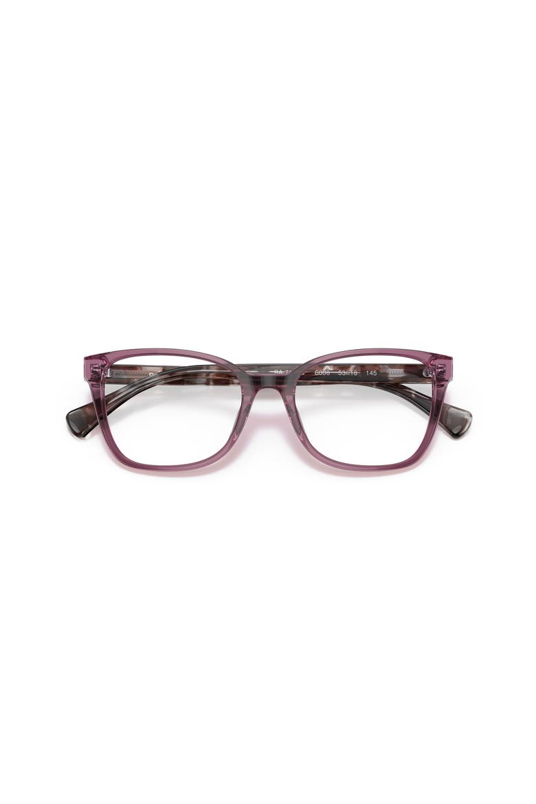 53mm Rectangle optical glasses, Alternate, color, Gold