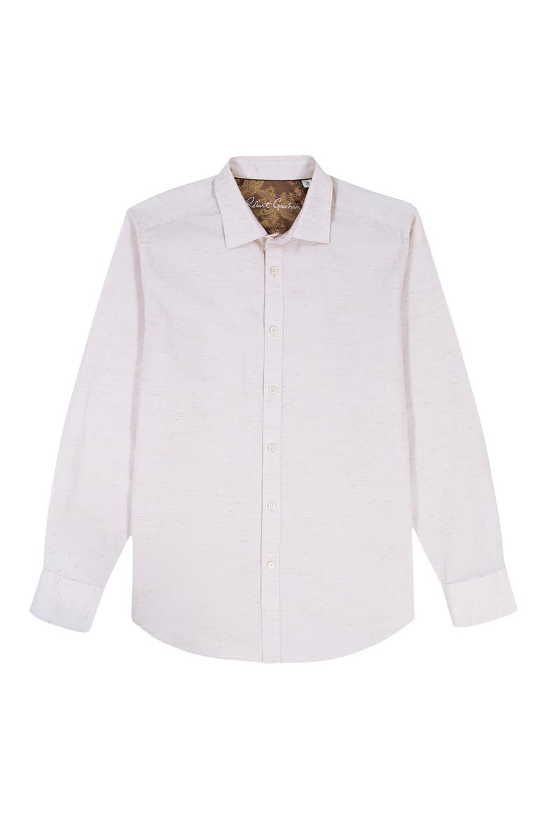 Avondale Cotton Button-Up Shirt, Alternate, color, SAND
