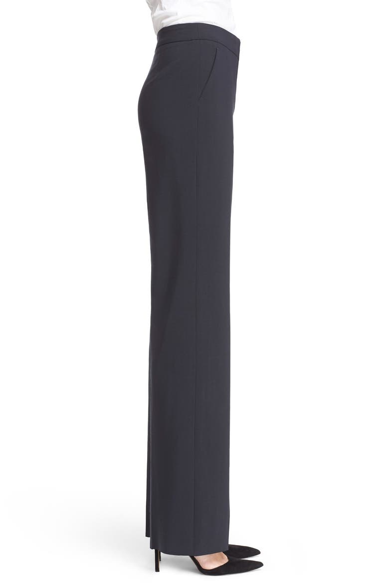 Straight Leg Featherweight Wool Pants, Alternate, color, MIDNIGHT