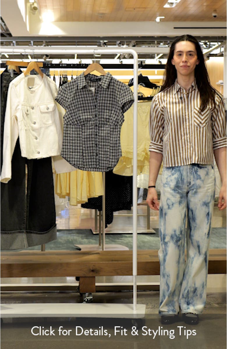 Mon Cheri Plaid Crop Shirt, sales video thumbnail