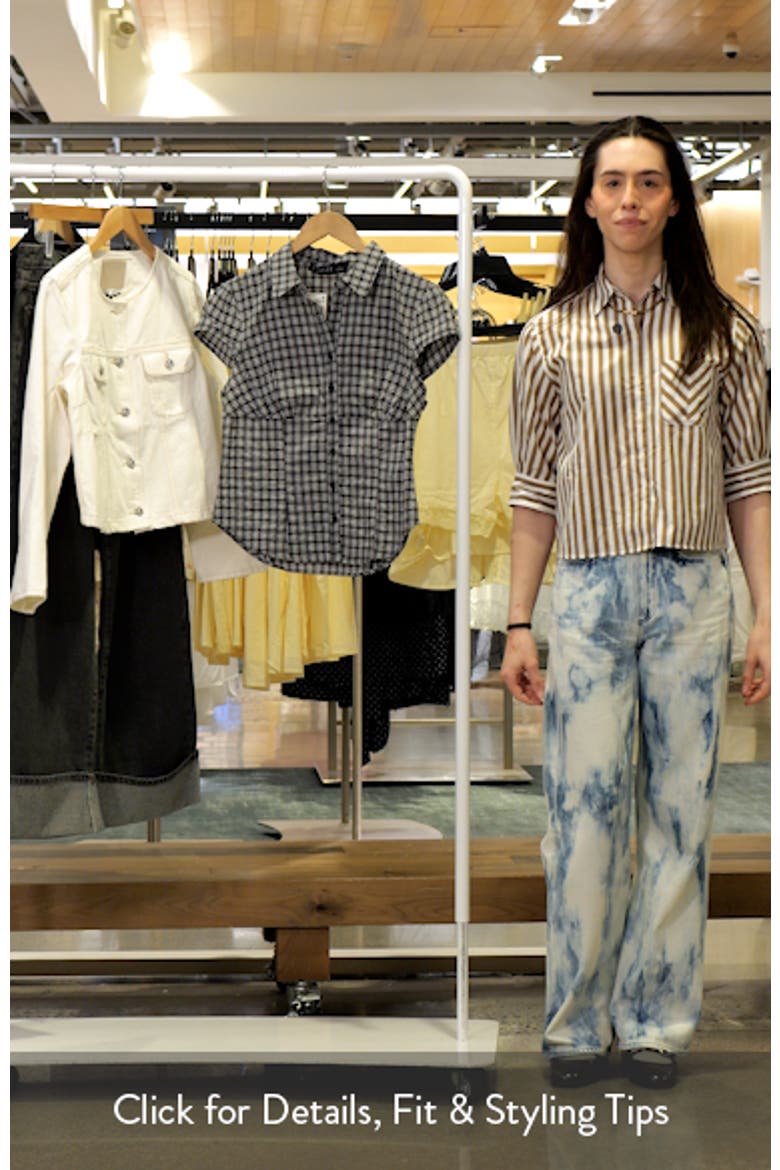 Mon Cheri Plaid Crop Shirt video