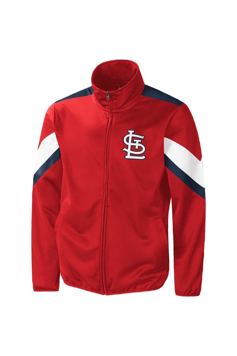 Men's G-III Sports by Carl Banks Red St. Louis Cardinals Earned Run Full-Zip Jacket, Alternate, color, Red