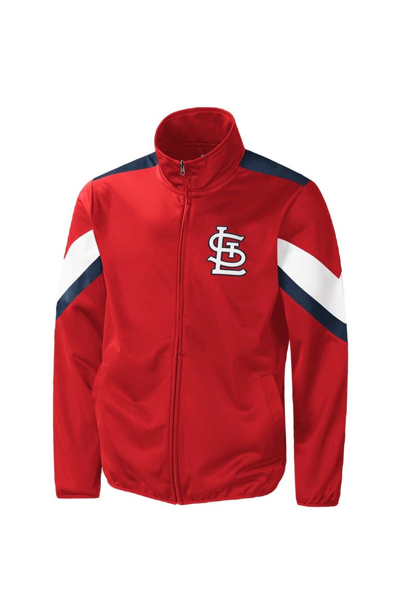 G-III SPORTS BY CARL BANKS Men's G-III Sports by Carl Banks Red St. Louis Cardinals Earned Run Full-Zip Jacket, Alternate, color, Red
