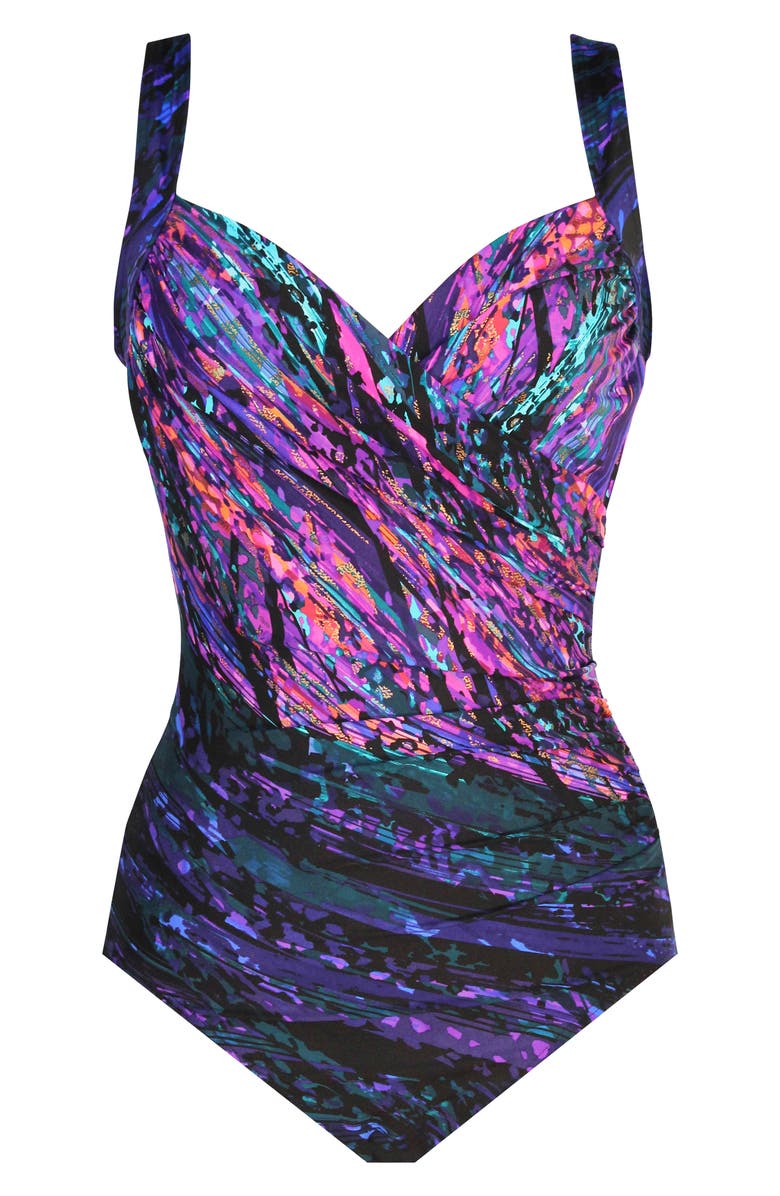 Miraclesuit<sup>®</sup> Mood Ring Sanibel Underwire One-Piece Swimsuit, Alternate, color, 