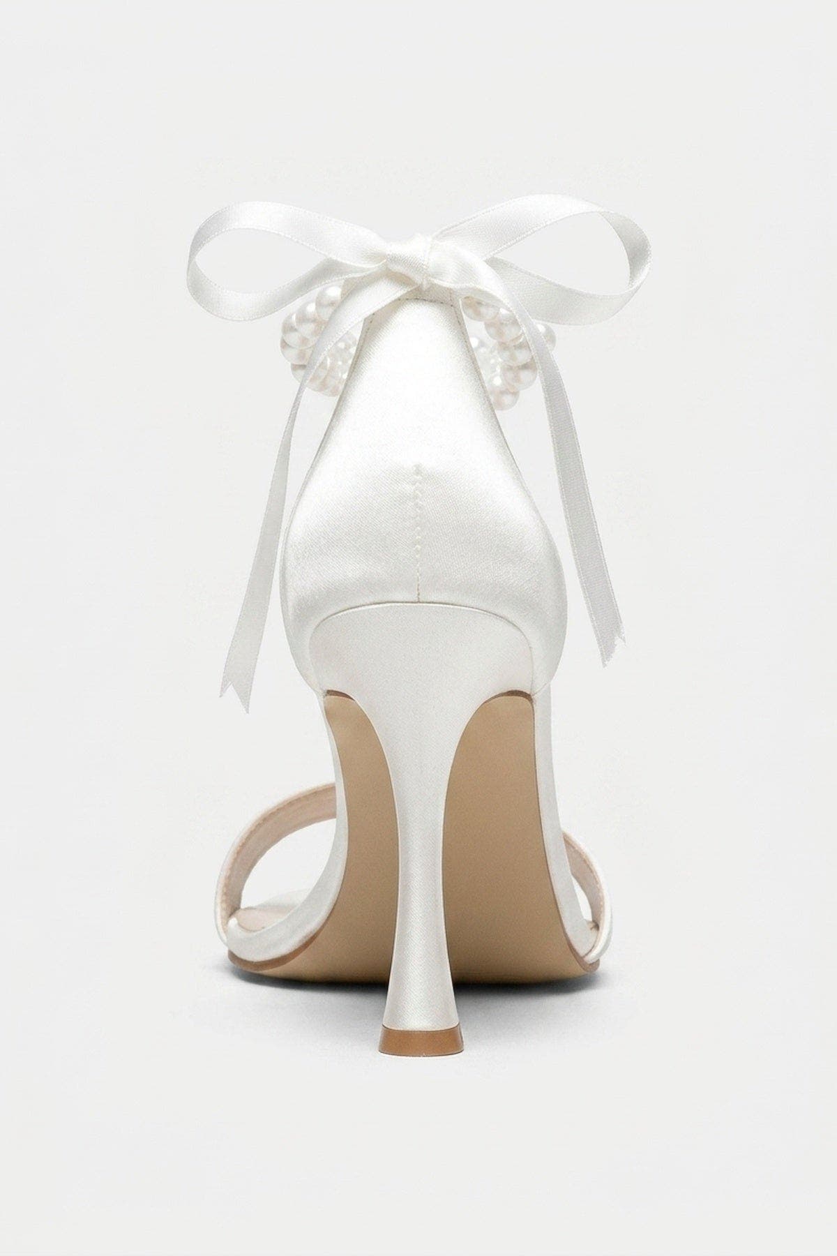Felicity Stiletto Bridal Sandal, Alternate, color, Ivory