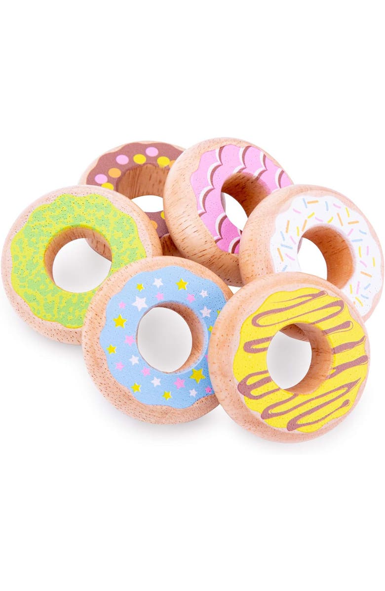 NEW CLASSIC TOYS Donuts 6-pieces, Alternate, color, Multi