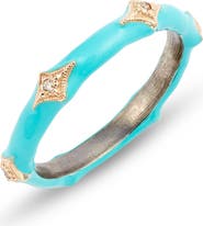 Armenta New World 14k Gold & Enamel Band Ring