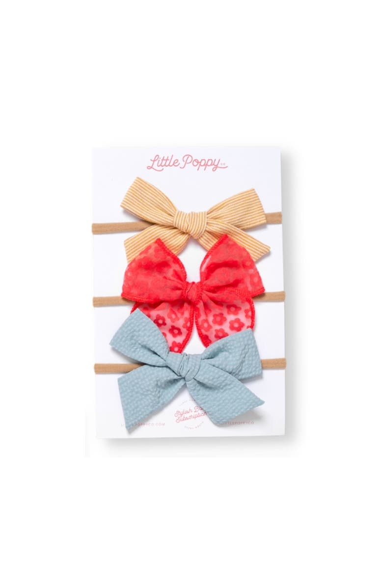 Little Poppy Co The Headband Bow Set, Main, color, The Dahlia