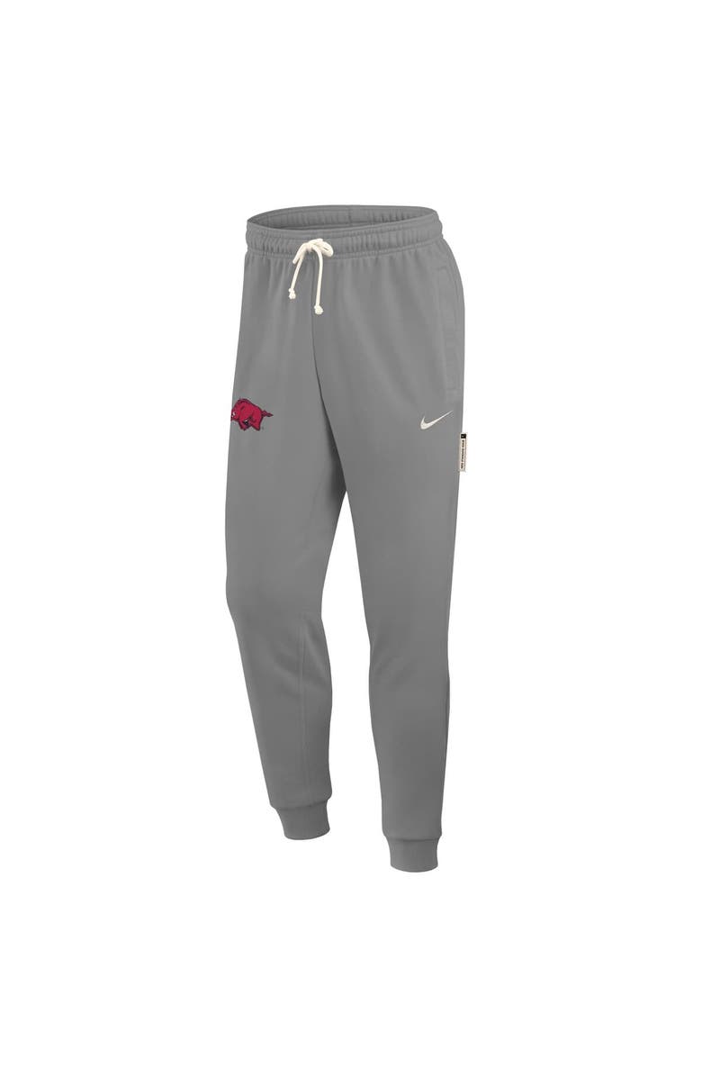 Nike Men's Nike Heather Gray Arkansas Razorbacks 2025 Sideline Performance Taper Pants, Alternate, color, Heather Gray