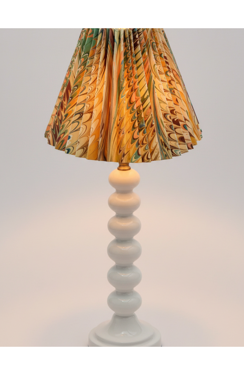 Inner Child 8" Pleated Empire Lampshade, Alternate, color, Flatiron Feather - 8"