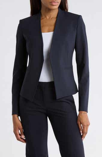 Lanai Open Front Stretch Wool Blazer