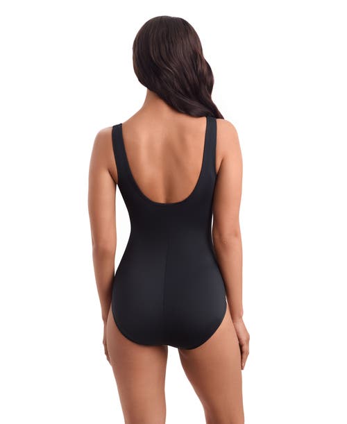 Shapesolver Sport Scoopneck Tank Chlorine Resistant One-piece Swimsuit