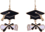 Hallmark Graduation Cap and Diploma Earrings