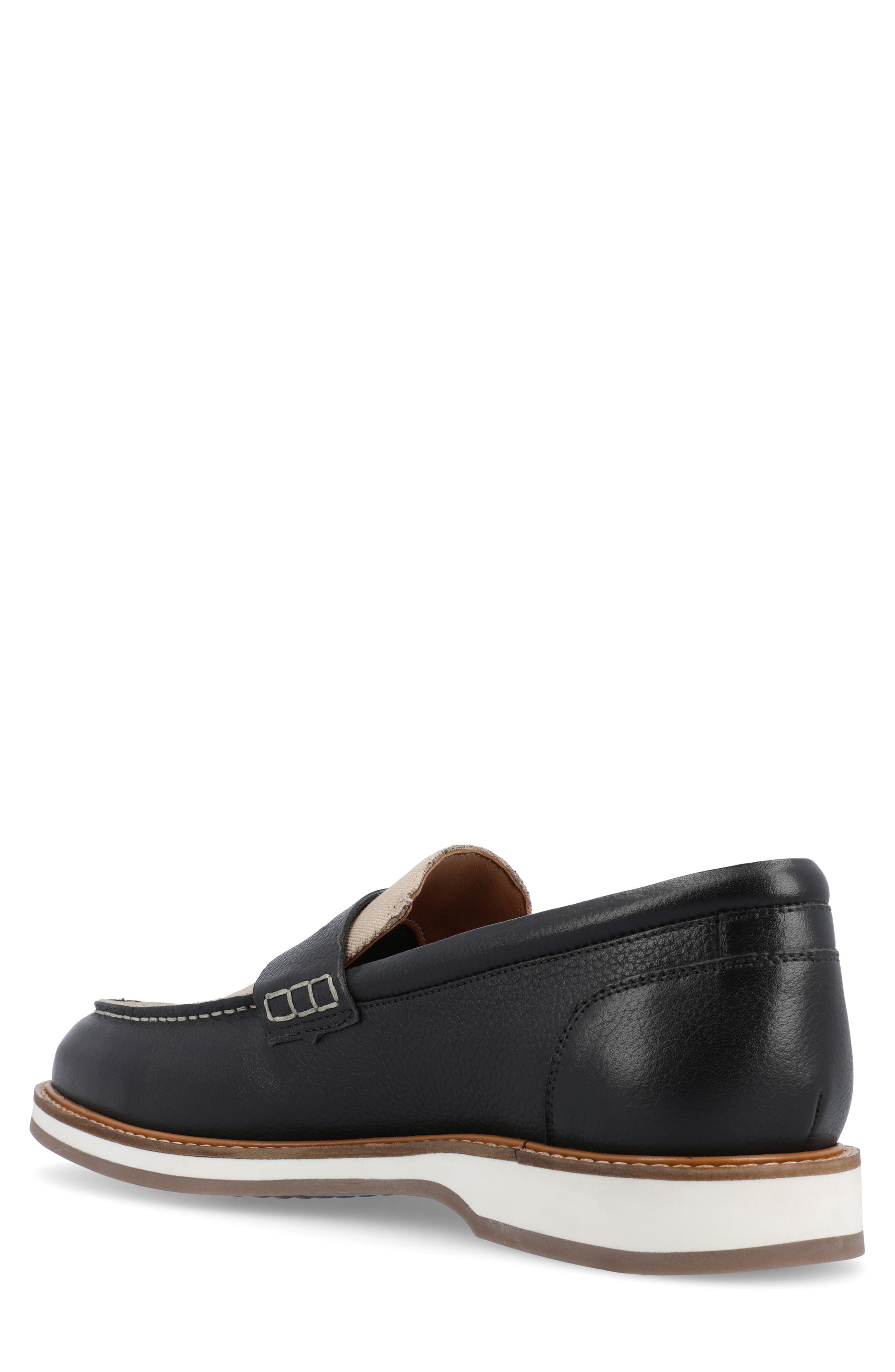 Thomas & Vine Kaufman Moc Toe Penny Loafer, Alternate, color, 