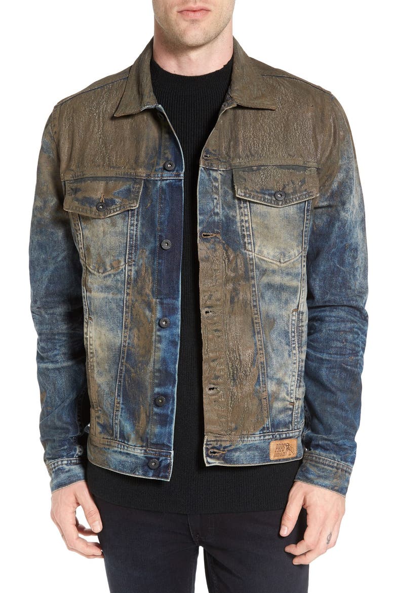 Mud Denim Jacket, Main, color, INDIGO