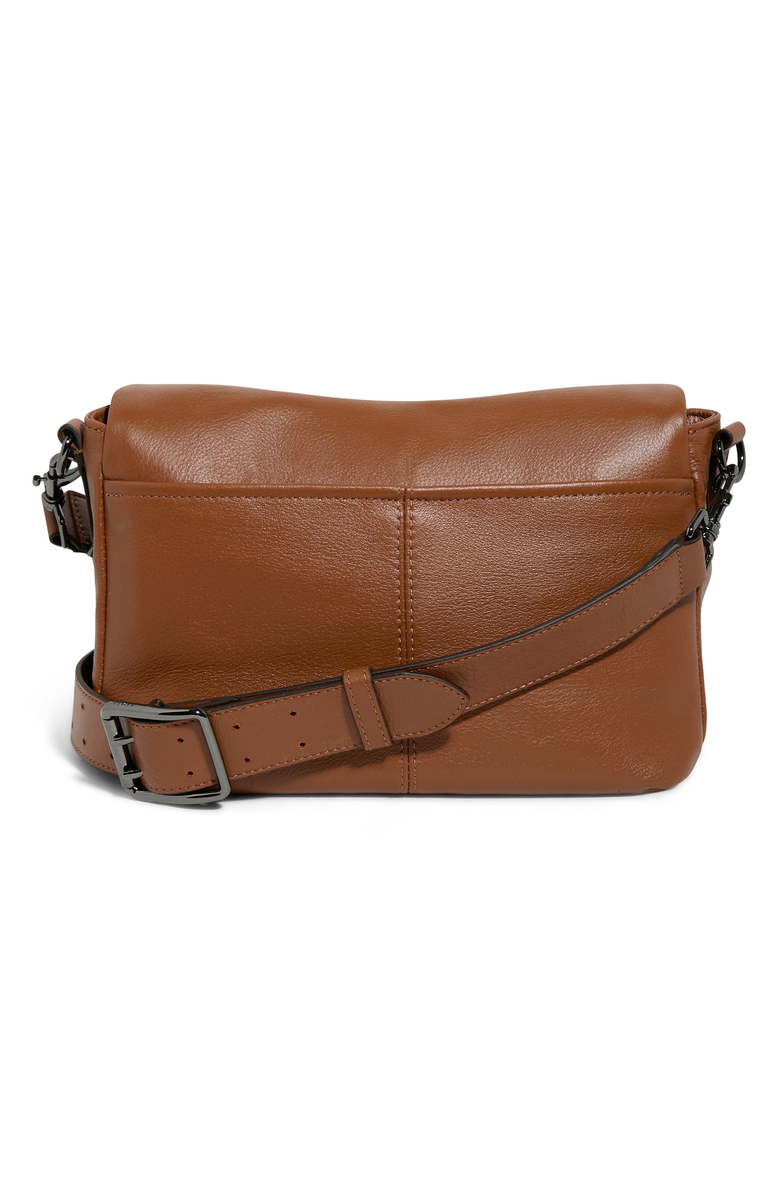 AIMEE Bali Double Entry Crossbody Bag, Alternate, color, Chestnut