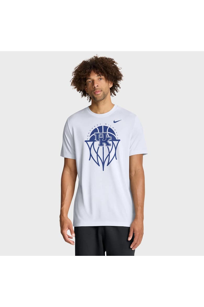 Men's Nike White Kentucky Wildcats Basketball Icon Legend Dri-FIT T-Shirt, Main, color, White