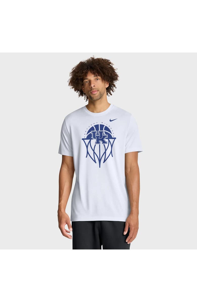 Nike Men's Nike White Kentucky Wildcats Basketball Icon Legend Dri-FIT T-Shirt, Main, color, White