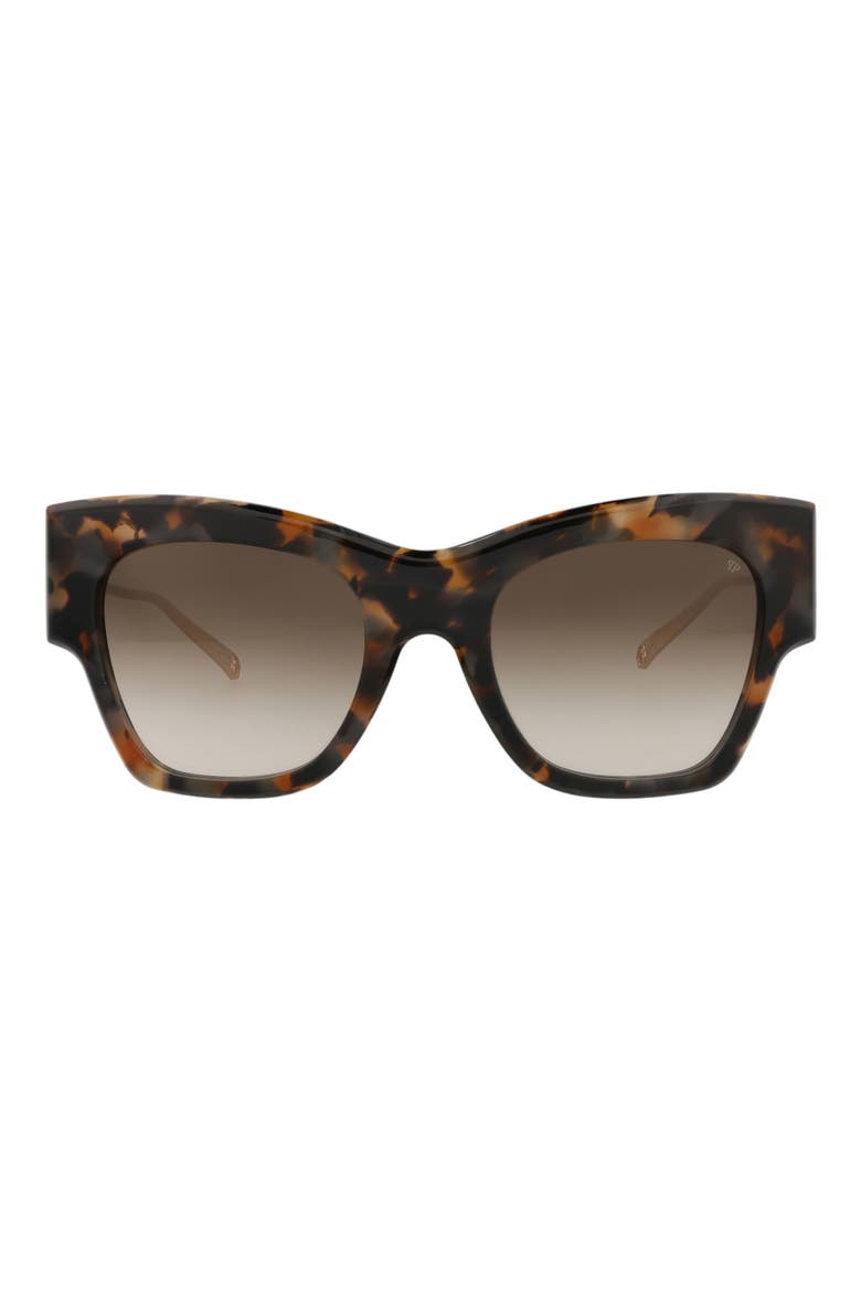 53mm Square Sunglasses, Main, color, HAVANA HAVANA BROWN