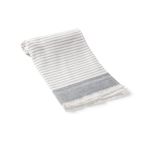 Olive & Linen Bliss Turkish Hand / Kitchen Towel in Off White  product