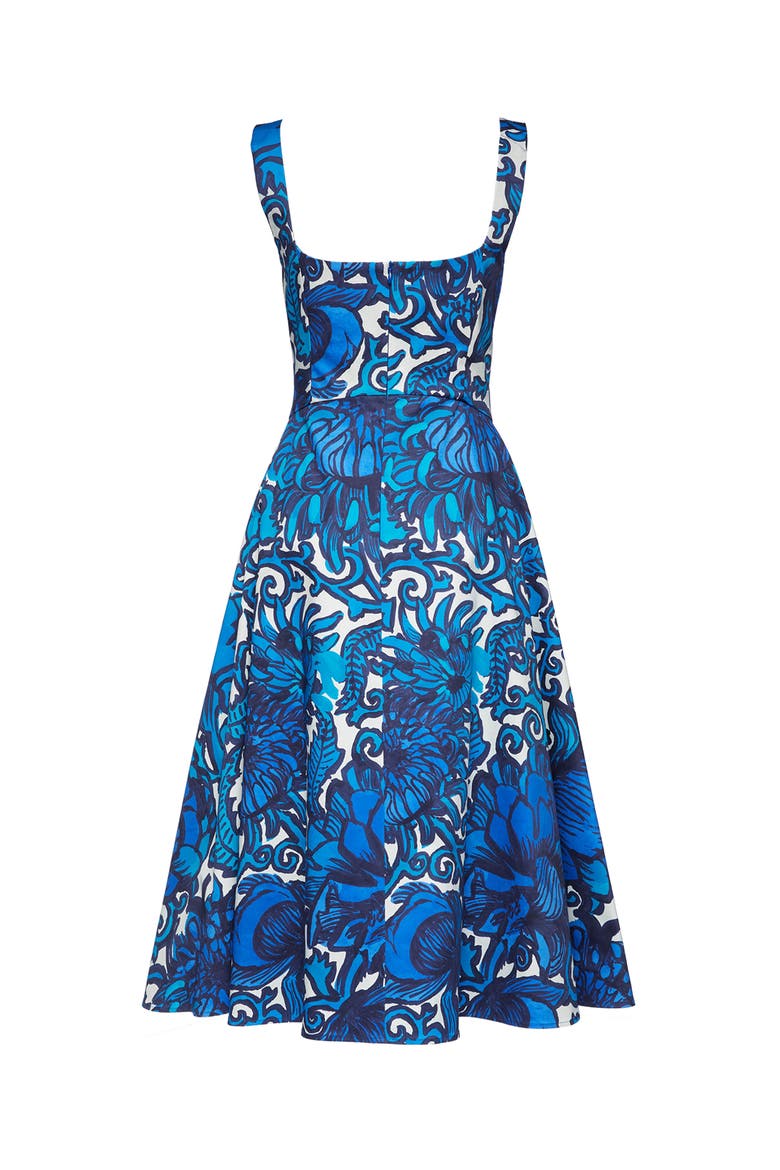 Sophia Dress Anemone Blue, Alternate, color, Anemone Blue