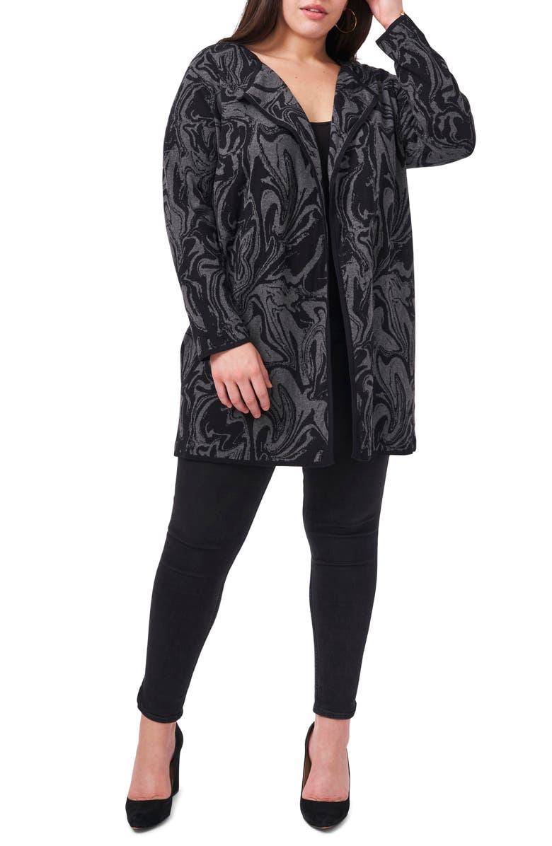 Vince Camuto Open Front Knit Jacket, Alternate, color,