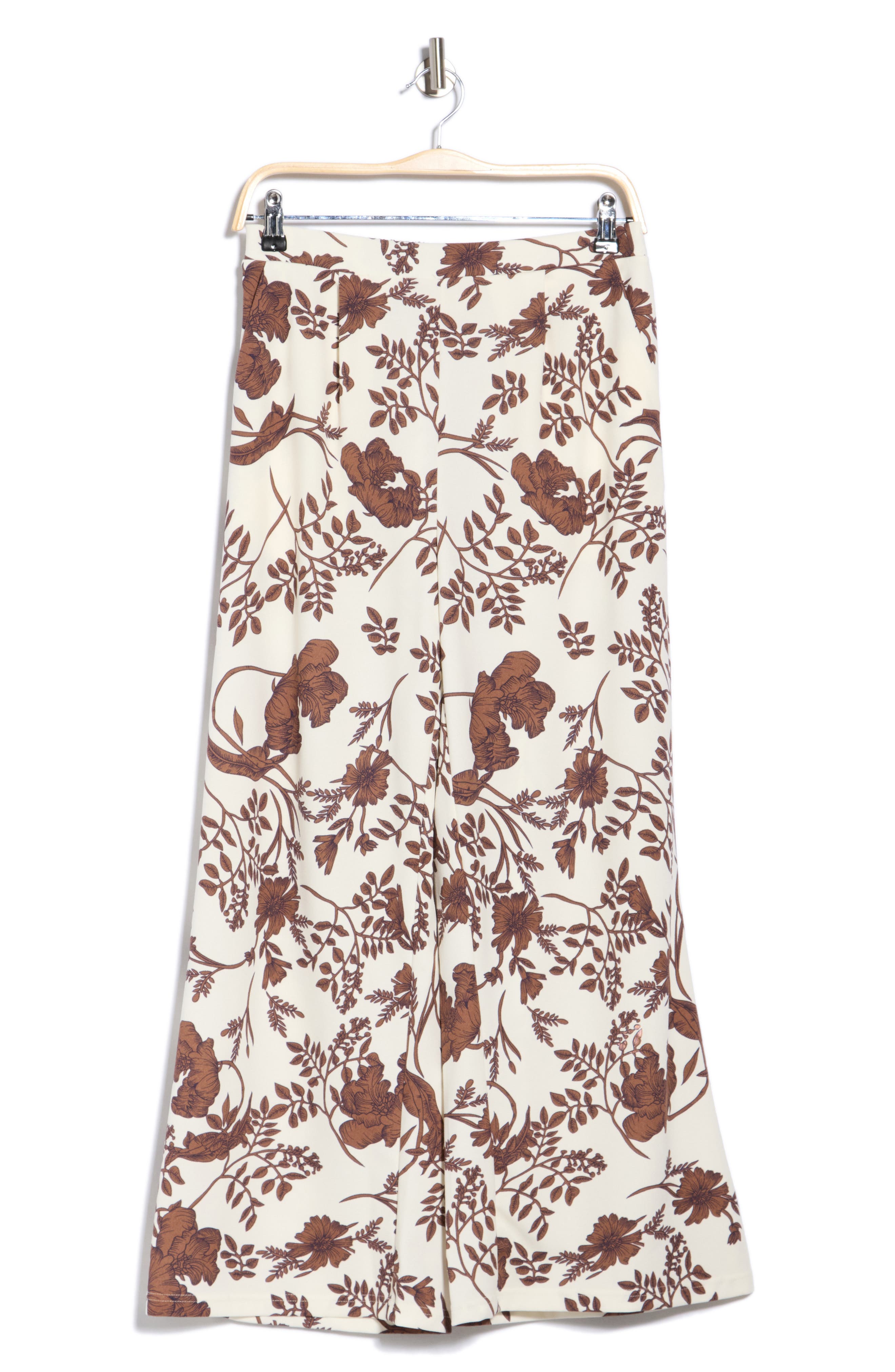 Floral Wide Leg Pants