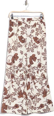 MELLODAY Floral Wide Leg Pants