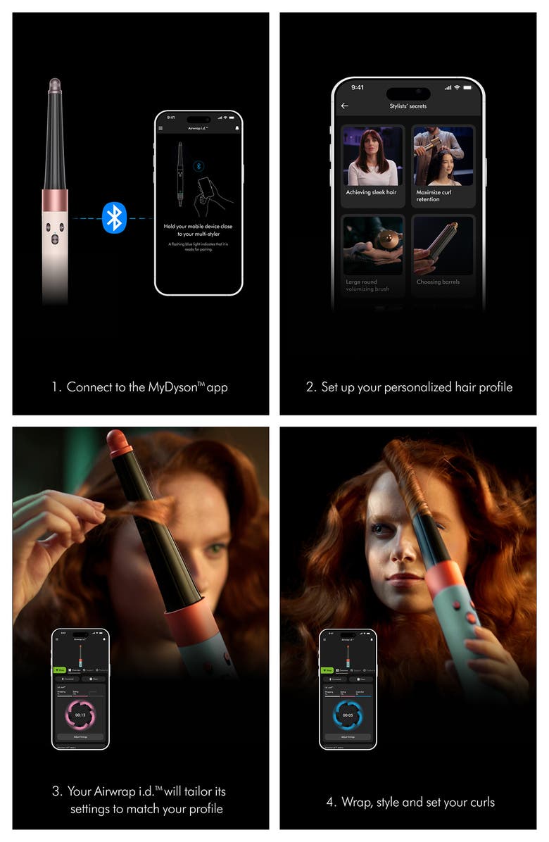 Dyson Airwrap i.d.<sup>™</sup> Multi-styler and Dryer Curly+ Coily Hair, Alternate, color, Ceramic Pink