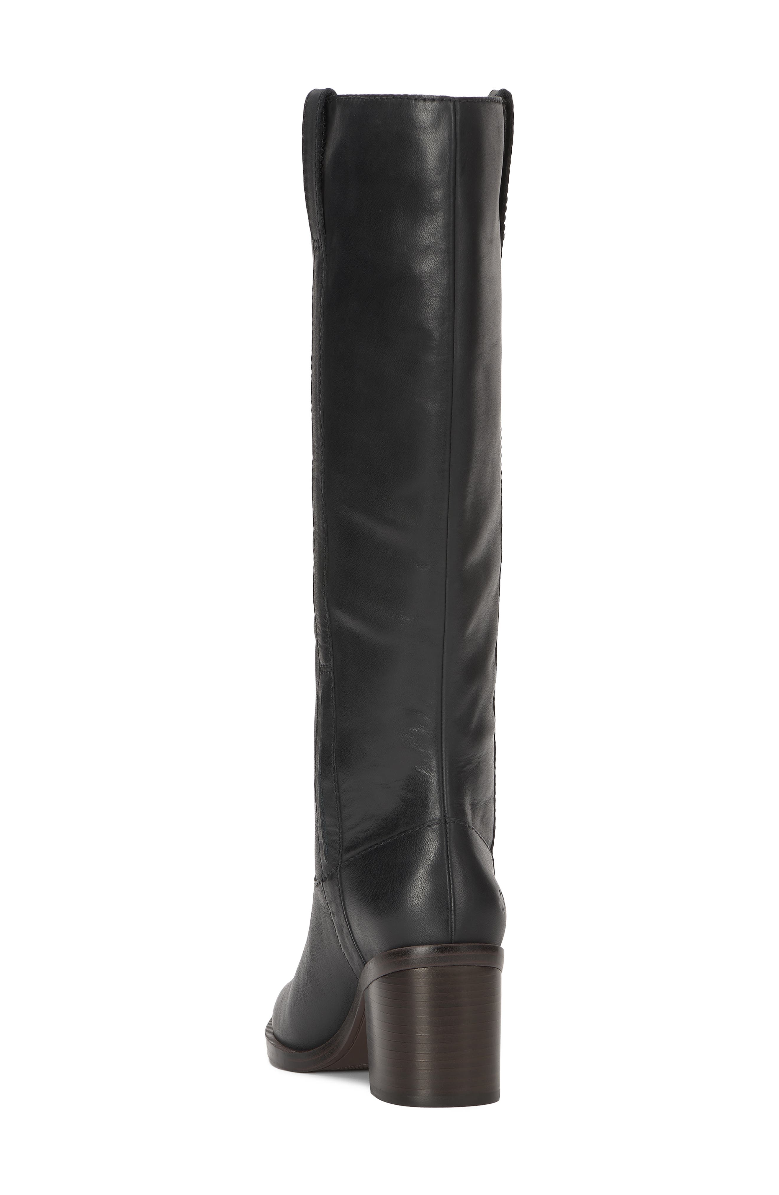 Adana Knee High Boot, Alternate, color, BLACK