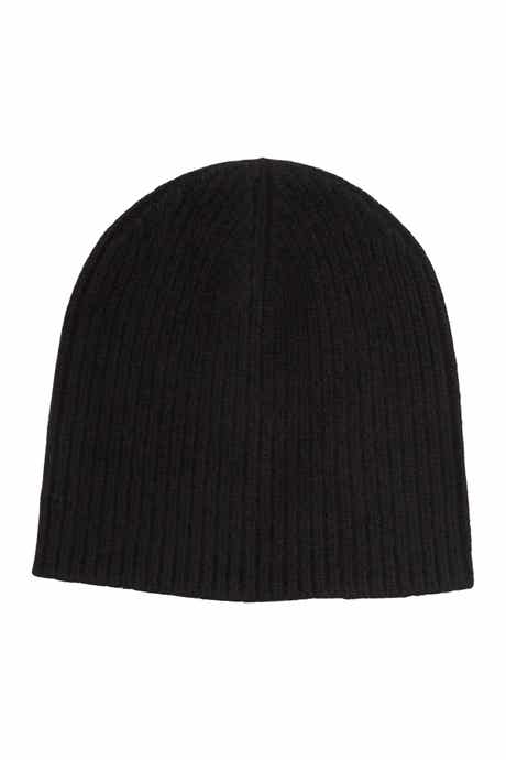 Portolano Cashmere Ribbed Beanie
