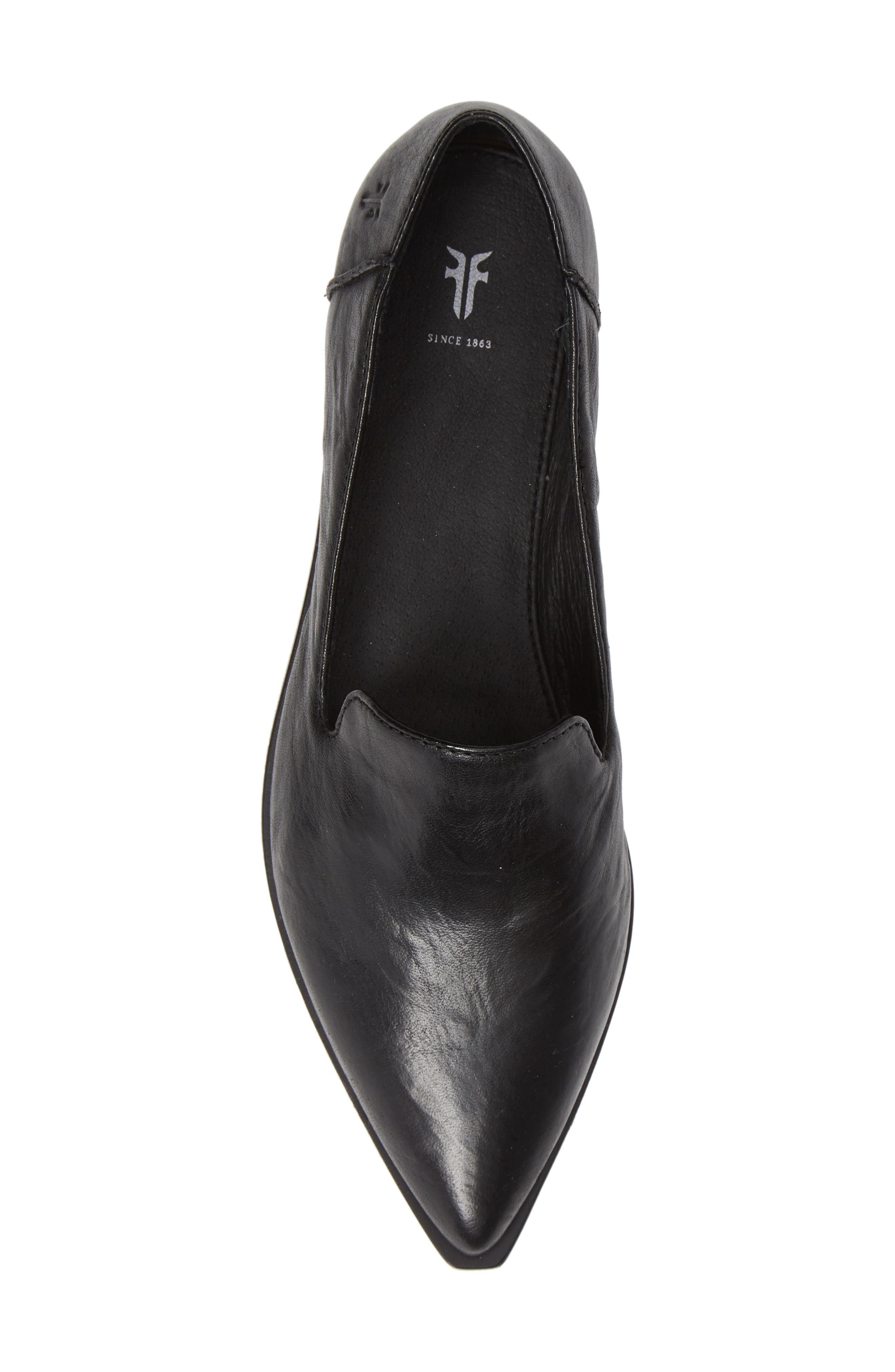 Frye Kenzie Venetian Flat, Alternate, color, Black