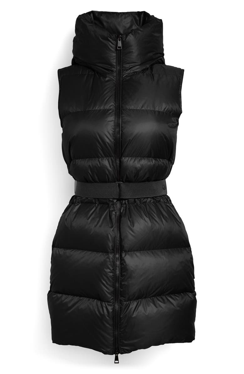 Moncler 'Glykeria' Water Resistant Hooded Down Puffer Vest, Alternate, color, 