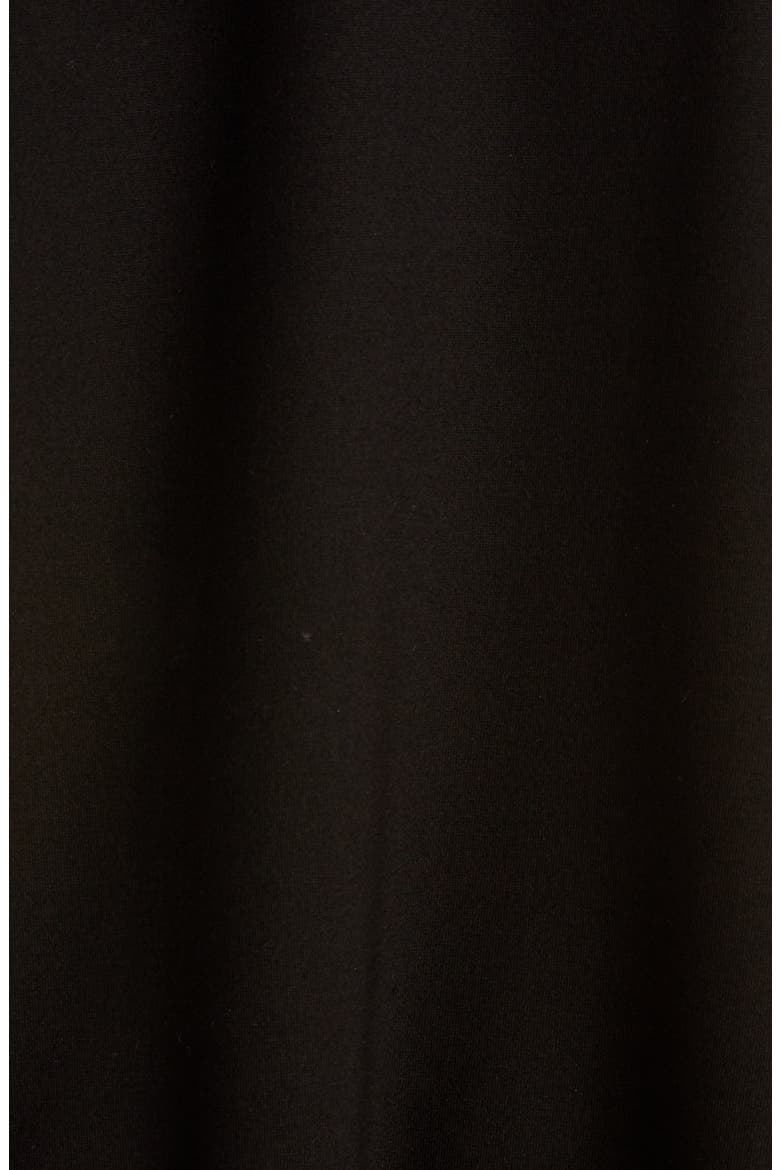Bow Detail Midi T-Shirt Dress, Alternate, color, BLACK
