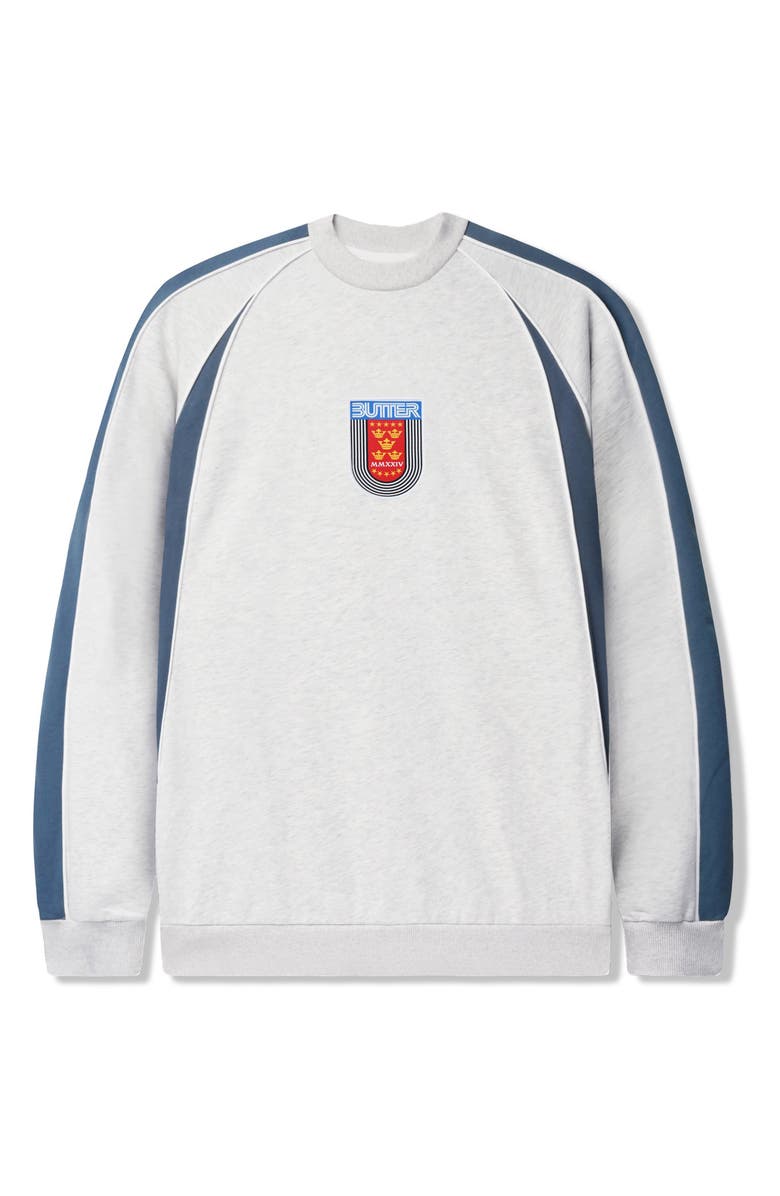 Butter Goods Crown Crewneck Sweatshirt, Main, color,