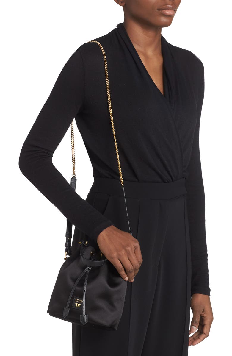 TOM FORD Small Disco Bucket Bag, Alternate, color,