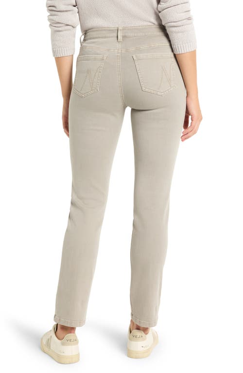 Nic + Zoe Nic+zoe Daytrip Straight Leg Jeans In Dark Cobblestone In Dark Cobblestone