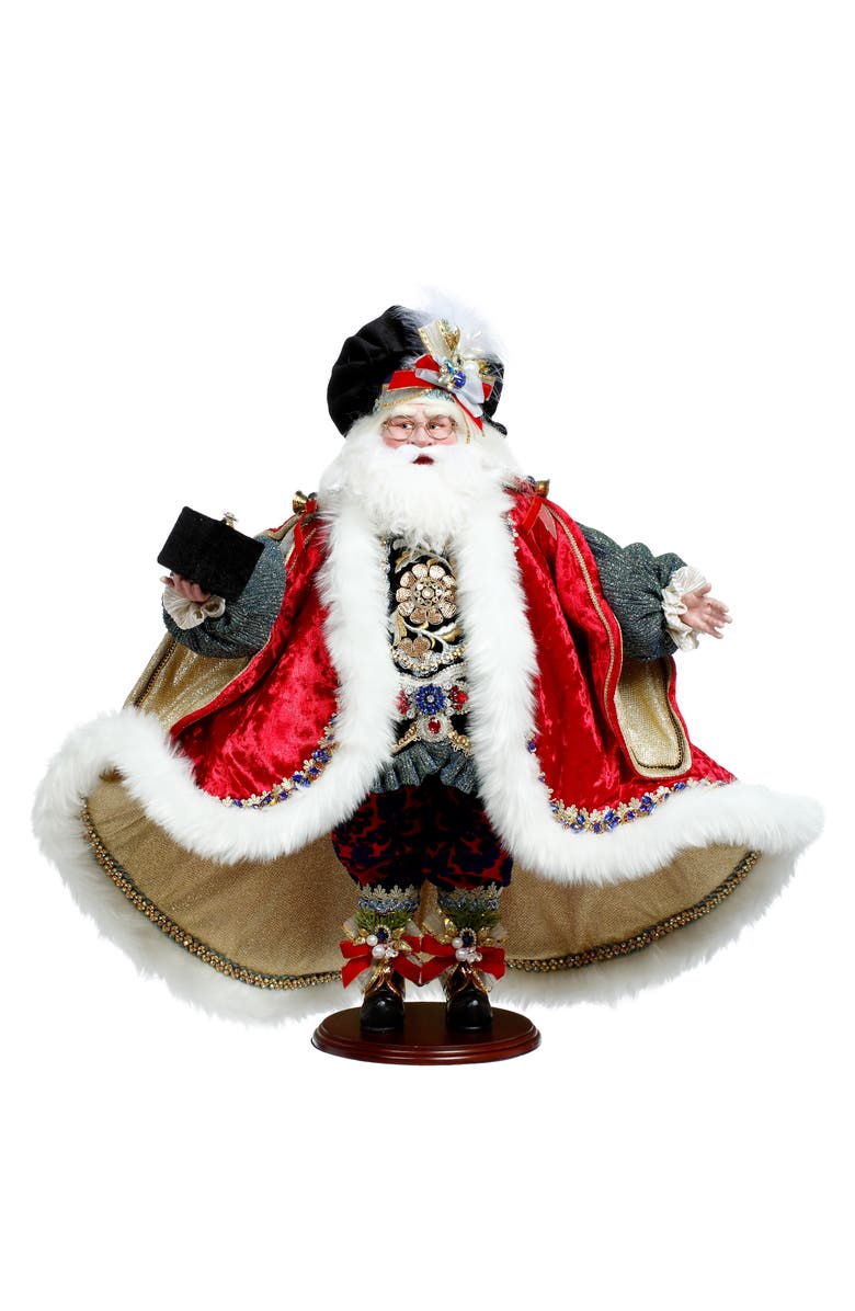 Mark Roberts Diamonds Santa, Main, color, Red