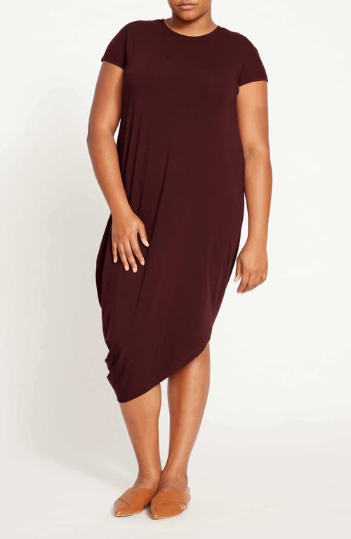 Universal Standard Geneva Dress In Black Cherry