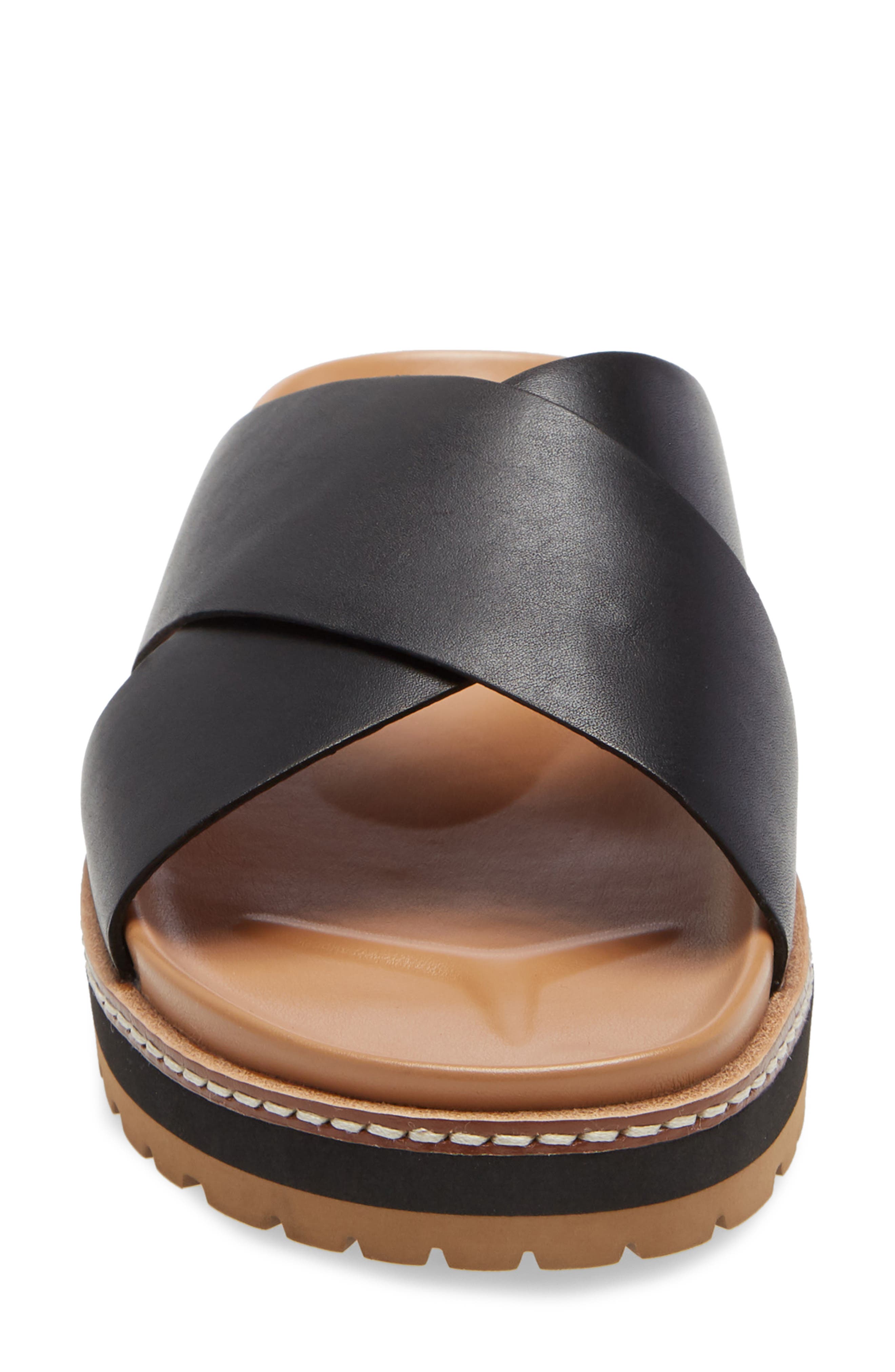 Madewell The Dayna Lug Sole Slide Sandal, Alternate, color, 