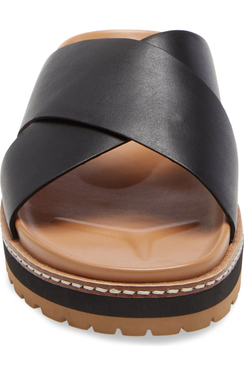 Madewell The Dayna Lug Sole Slide Sandal, Alternate, color,