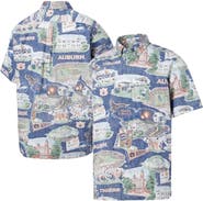 Reyn Spooner Men's Reyn Spooner  Navy Auburn Tigers Scenic Button-Down Shirt