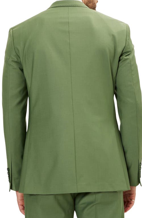 Ron Tomson Super 120s Wool Double Breasted Tuxedo Jacket