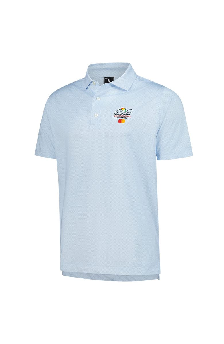 FOOTJOY Men's FootJoy  White Arnold Palmer Invitational ProDry Loop Print Lisle Polo, Alternate, color, White